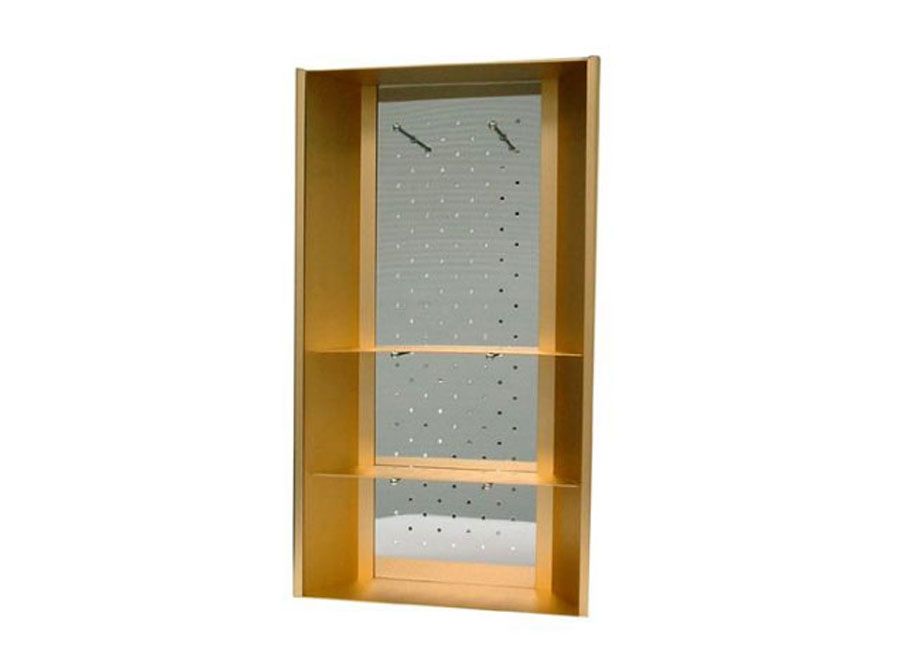 1:43 ALU. DISPLAY (GOLD) TRANSP. SCHIEBETÜR - FÜR 1/43er MODELLE ODER SCHLÜSSELANHÄNGER AUTOart 1:43