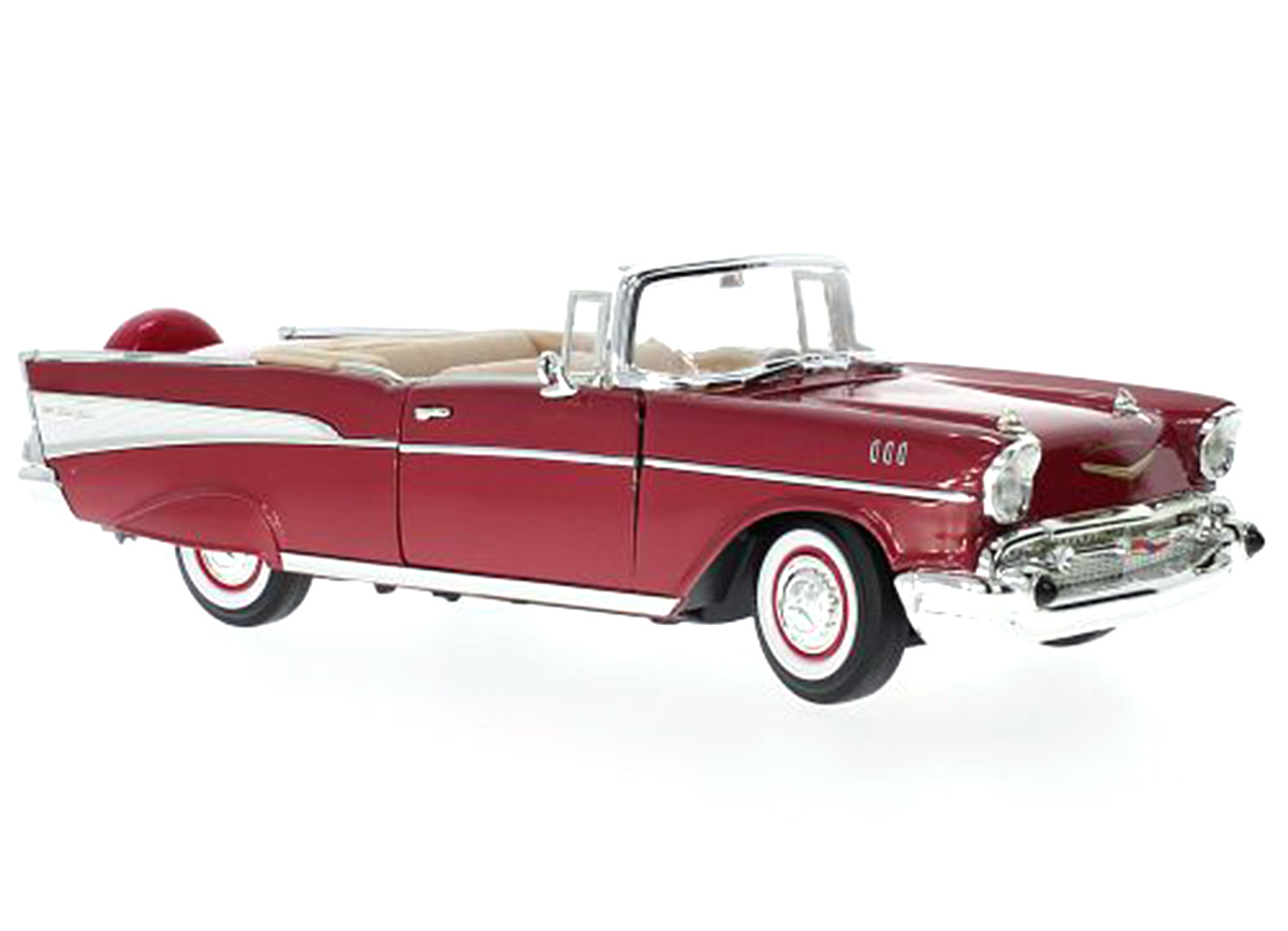 Chevrolet Bel Air 1957 rot Road Signature 1:18