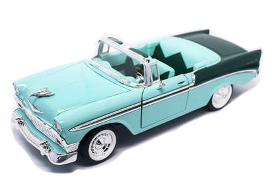 Chevrolet Bel Air metallic grün 1956 Road Signature 1:18