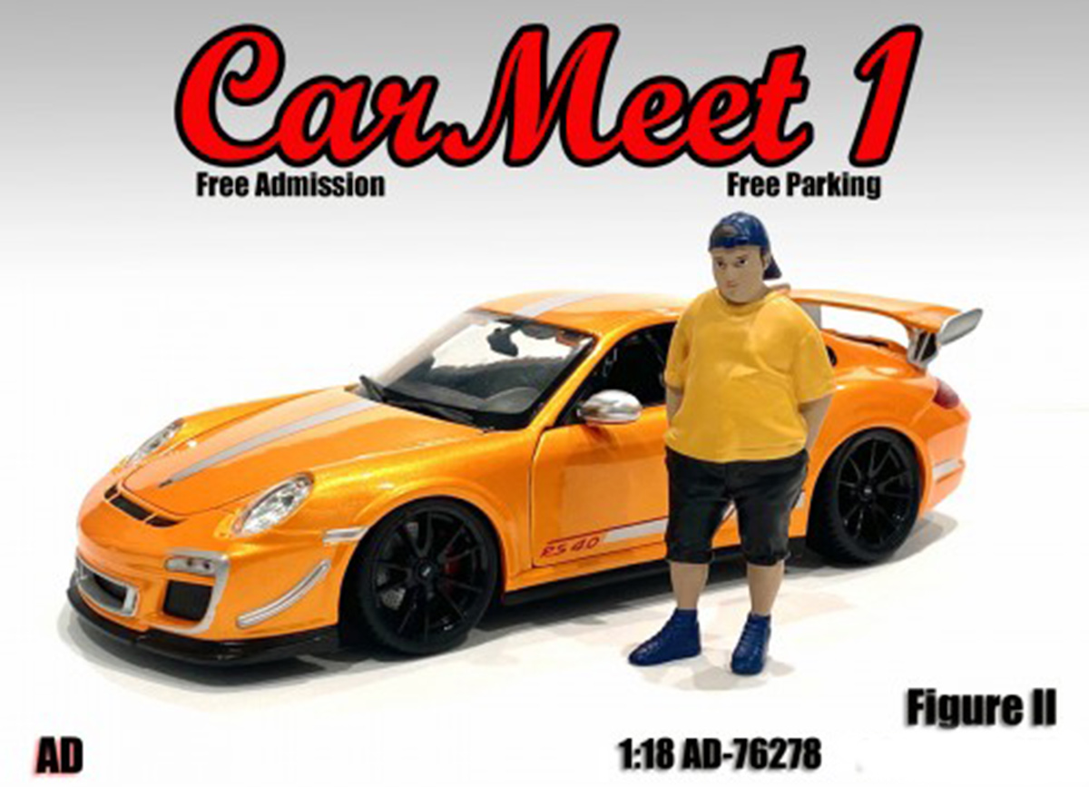 Car Meet 1 - Figure II American Diorama 1:18 (Auto nicht enthalten!)