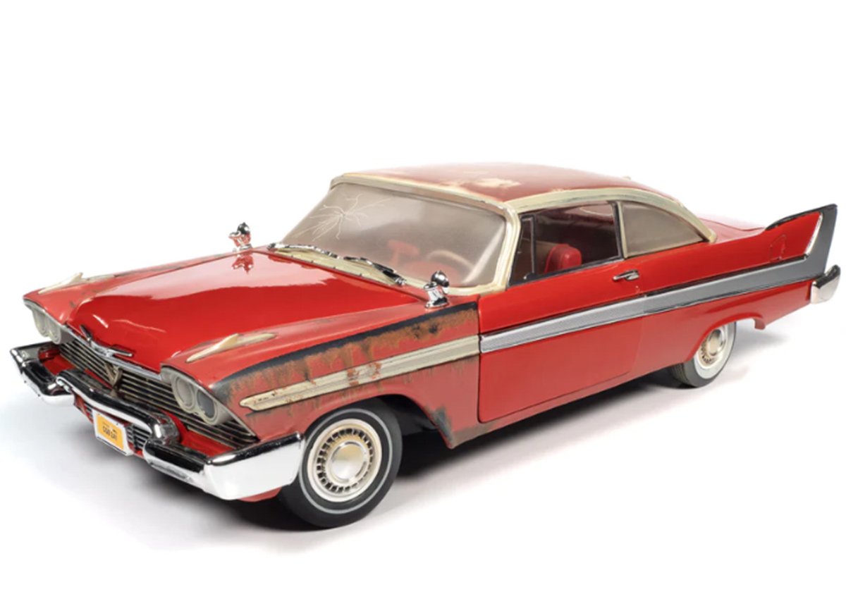 Plymouth Fury 1958  *Christine* Partially Restored, red dirty  Auto World 1:18