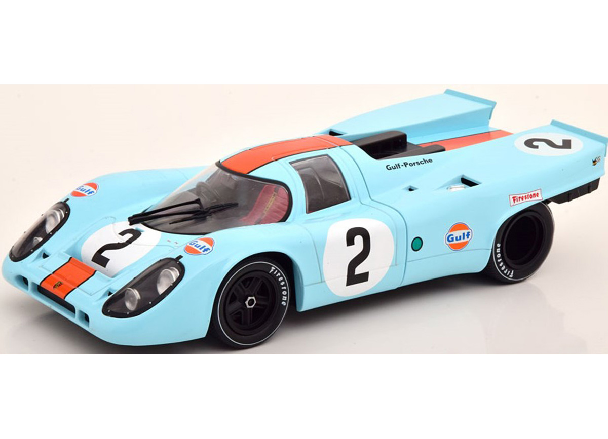 Porsche 917K Sieger 24h Daytona 1970 Gulf Rodriguez/Kinnunen/Redman CMR 1:18 Metallmodell (Motorhaube... nicht zu öffnen!)