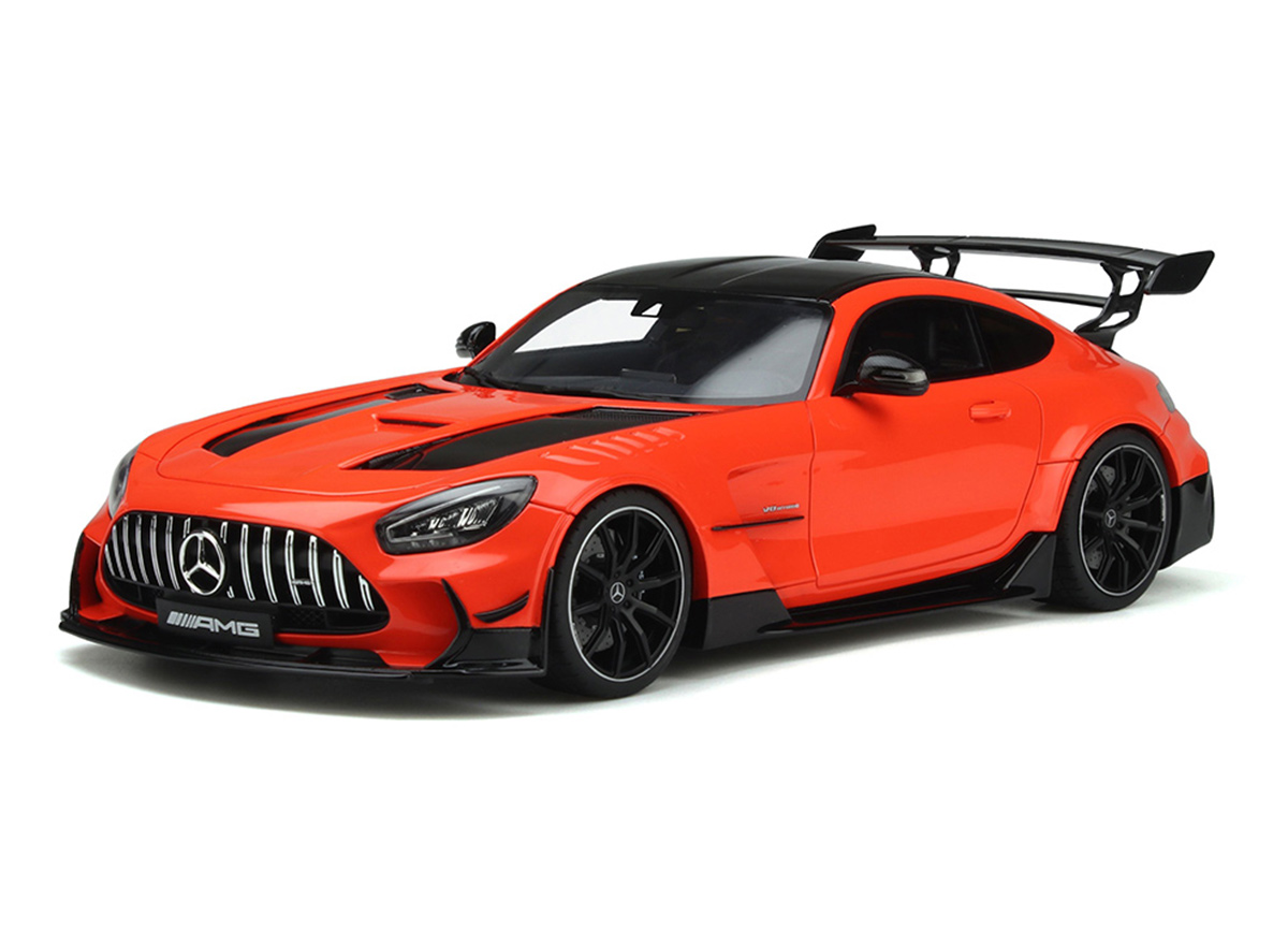Modellauto Mercedes Benz Amg Gt R Black Series Orange 2021 Gt Spirit 1 18 Resinemodell Turen Motorhaube Nicht Zu Offnen Bei Modellauto18 De