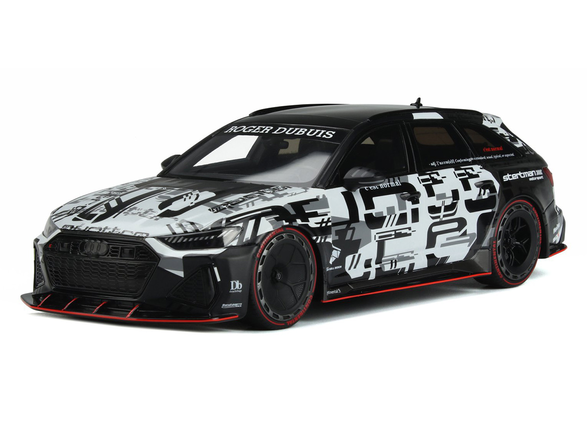 AUDI RS 6 AVANT BODY KIT Camo GT Spirit 1:18 Resinemodell (Türen, Motorhaube... nicht zu öffnen!)