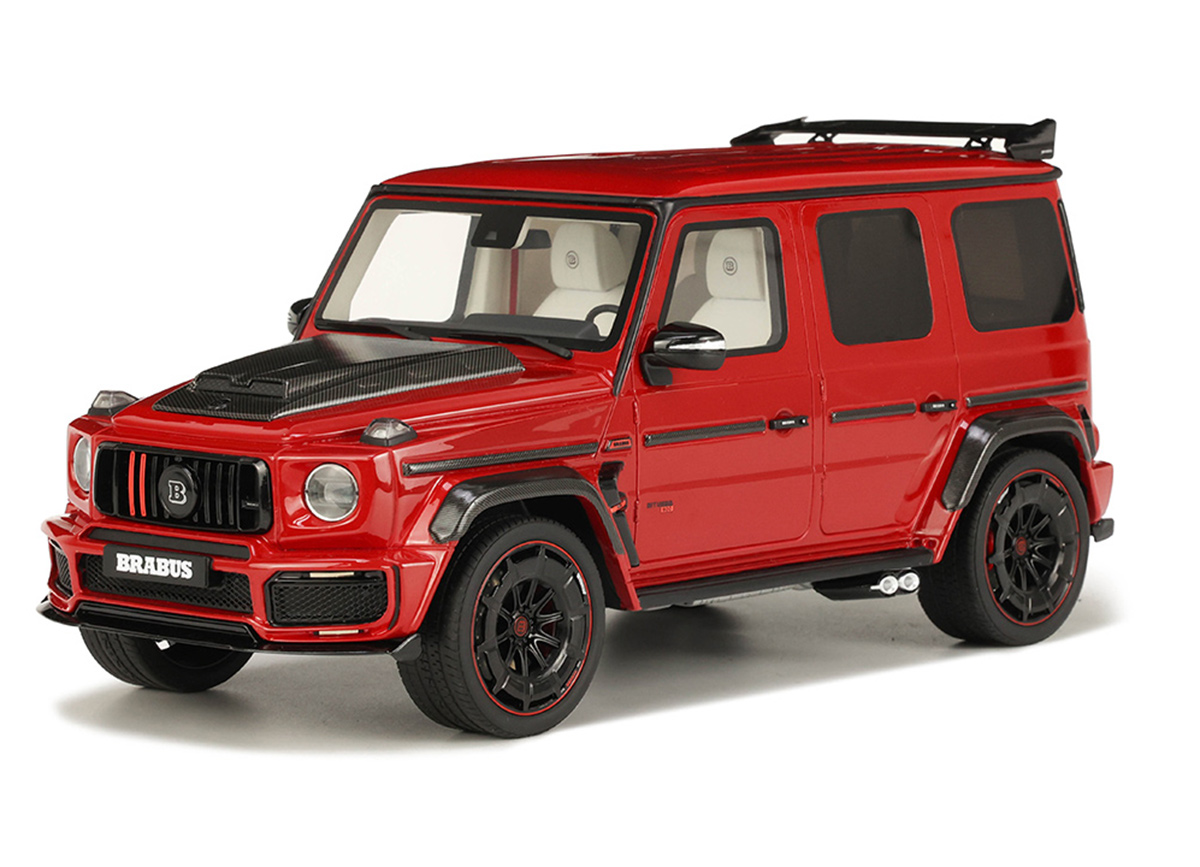 BRABUS G900 ROCKET EDITION JUPITER RED 2022 GT Spirit 1:18 Resinemodell (Türen, Motorhaube... nicht zu öffnen!)