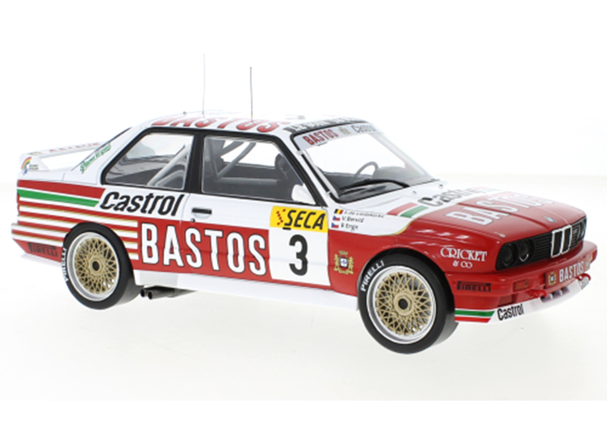 BMW M3 (E30), No.3, 24h Spa, 1991 S.de Liedekerke/B.Enge/V.Bervid IXO 1:18 Metallmodell (Türen/Hauben nicht zu öffnen!)