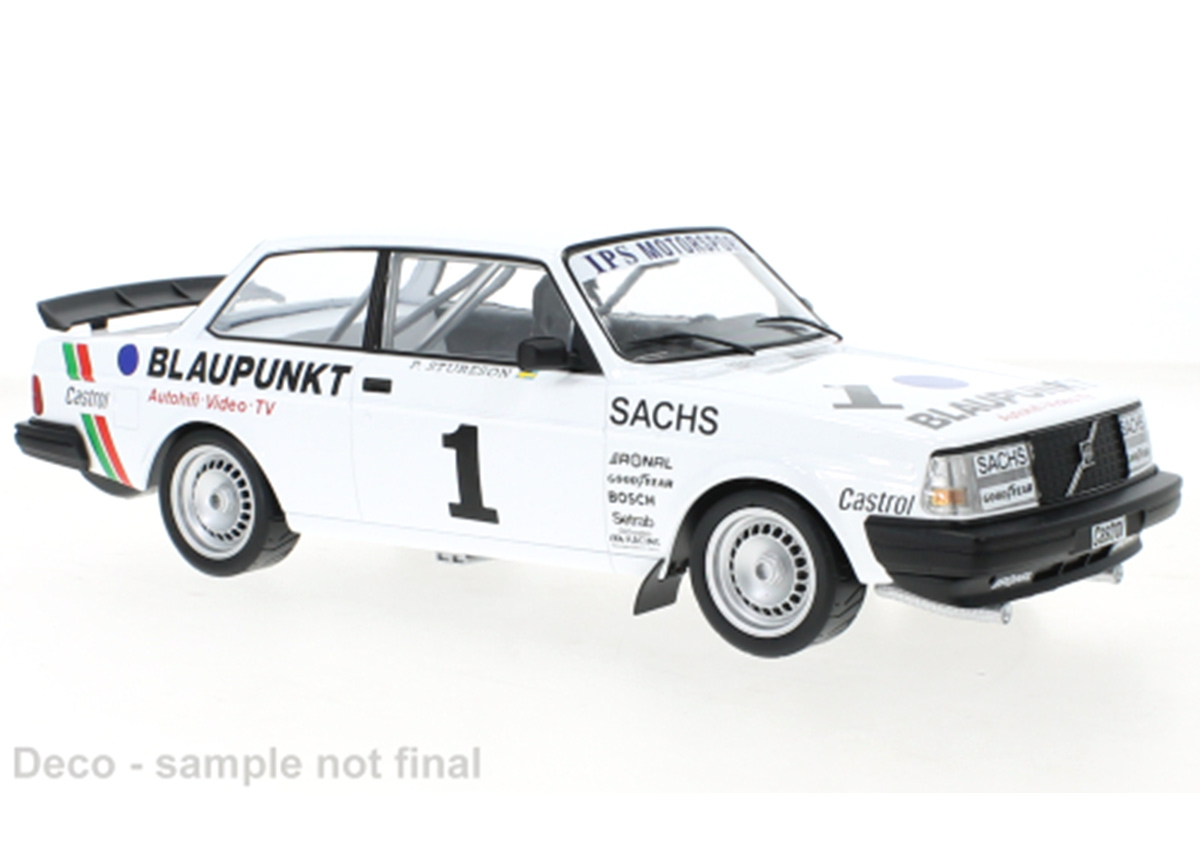 Volvo 240 Turbo, No.1, DTM, Bergischer Löwe Zolder, P.Stureson, 1986 IXO 1:18 Metallmodell (Türen/Hauben nicht zu öffnen!)