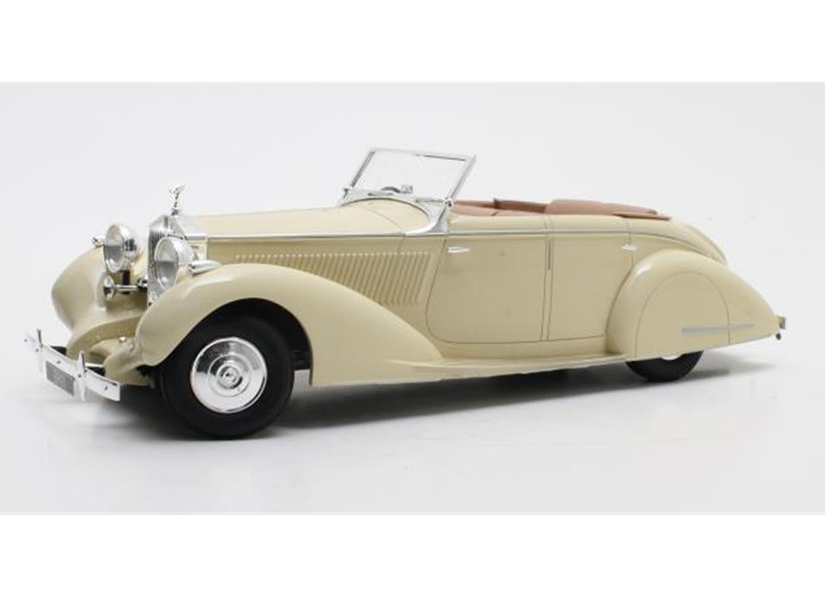 Rolls-Royce 25-30 Gurney Nutting All Weather Tourer #GR048 Ivory 1937   Cult Scale Models 1:18 Resinemodell (Türen, Motorhaube... nicht zu öffnen!)