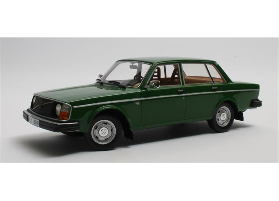 Volvo 244DL (1975) - dark green Cult Scale Models 1:18 Resinemodell (Türen, Motorhaube... nicht zu öffnen!)