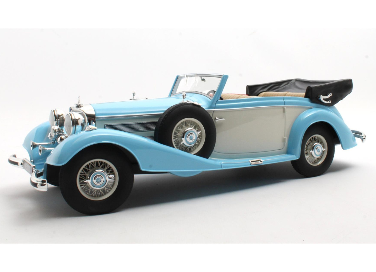 Modelcar Mercedes-Benz 540K Cabriolet B blue/white `36-`38 Cult