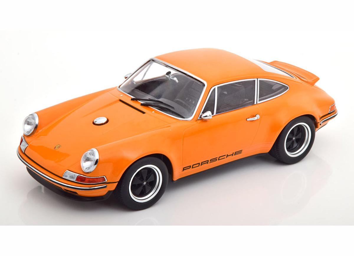 Singer 911 Coupe orange KK-Scale 1:18 Metallmodell (Türen, Motorhaube... nicht zu öffnen!)