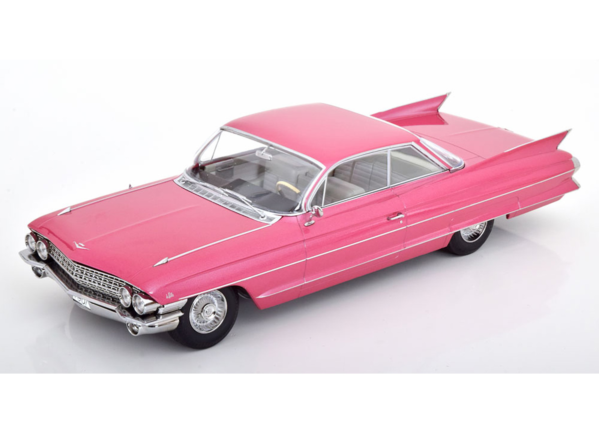 Cadillac Series 62 Coupe DeVille 1961  pinkmetallic KK-Scale 1:18 Metallmodell (Türen, Motorhaube... nicht zu öffnen!)