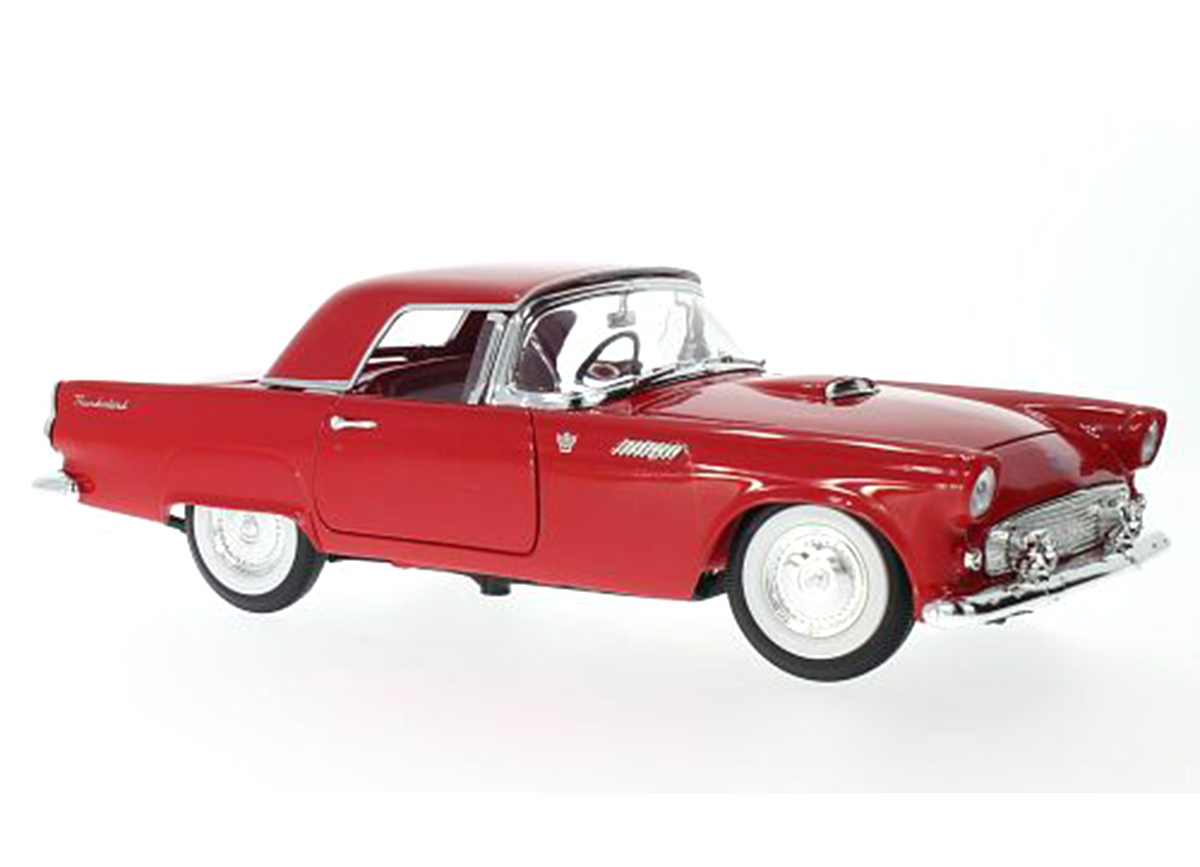 Ford Thunderbird, rot, 1955 Road Signature 1:18