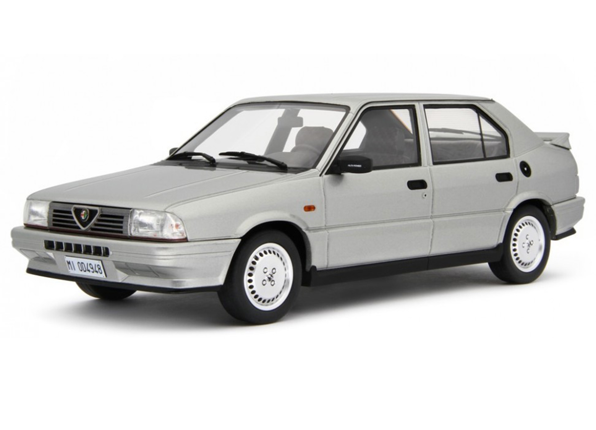ALFA ROMEO ALFA 33 1.7 Q.V. 1986 Metallisches Grau Laudoracing 1:18 Resinemodell (Türen, Motorhaube... nicht zu öffnen!)