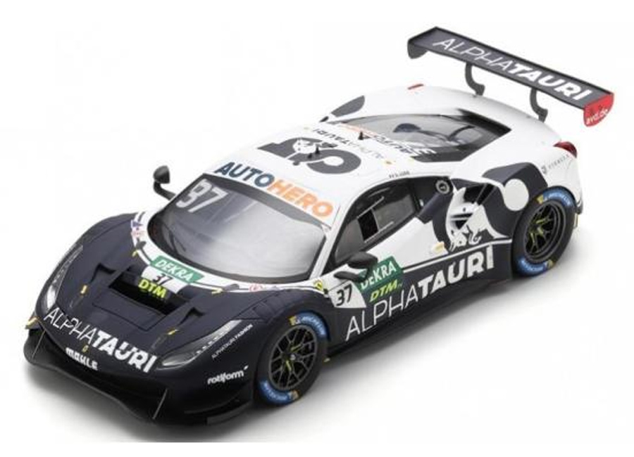 Ferrari 488 GT3 EVO No.37 RED BULL ALPHATAURI AF CORSE DTM 2022 Portimao Sébastien Loeb Looksmart 1:18