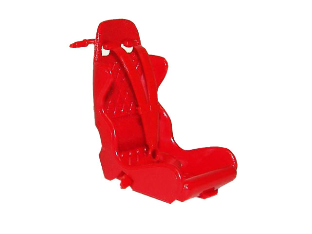 Rennsitz F40 rot mit Gurt MiNi Art Collection (Burago) 1:18
