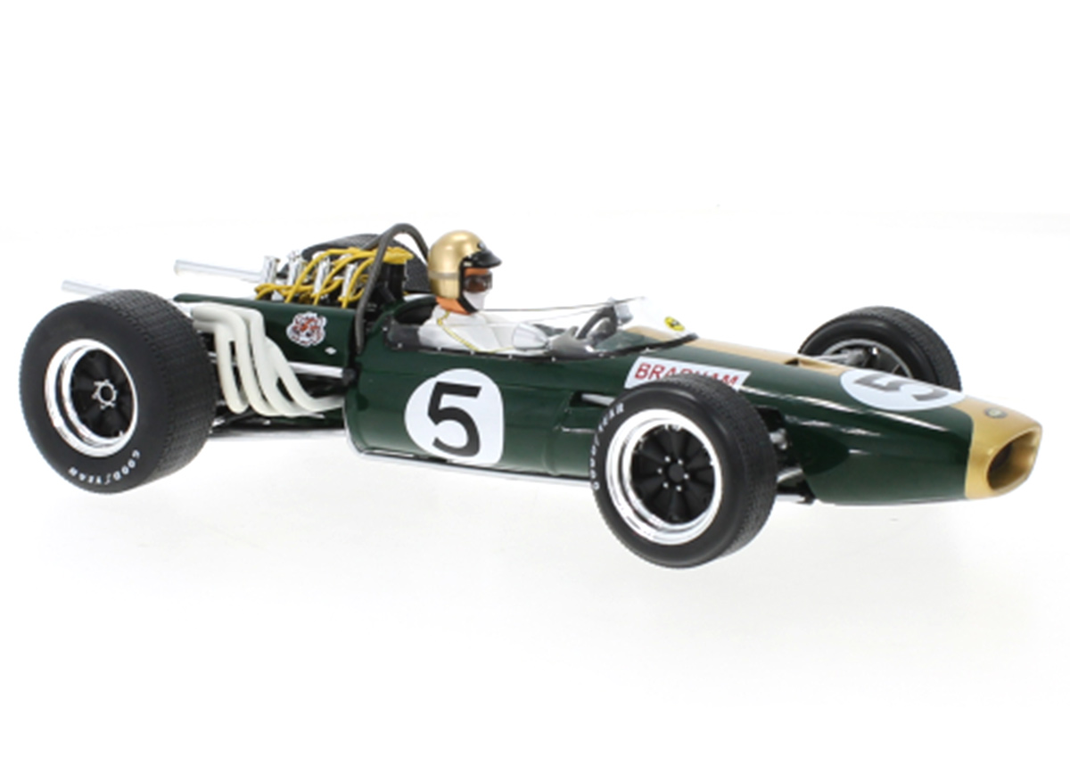 Brabham BT20, No.5, Brabham, Formel 1, GP Mexico, 1966 J.Brabham MCG 1:18 Metallmodell
