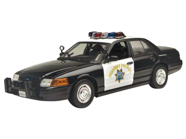 Ford Crown Victoria Interceptor California Highway Patrol MotorMax 1:18