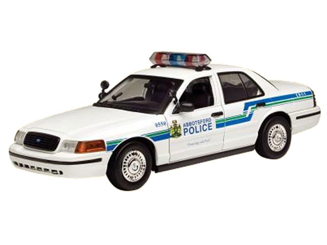 Ford Crown Victoria Abbotsford Police MotorMax 1:18