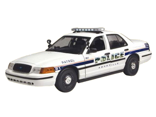Ford Crown Victoria 2001 City of Asheville Police MotorMax 1:18