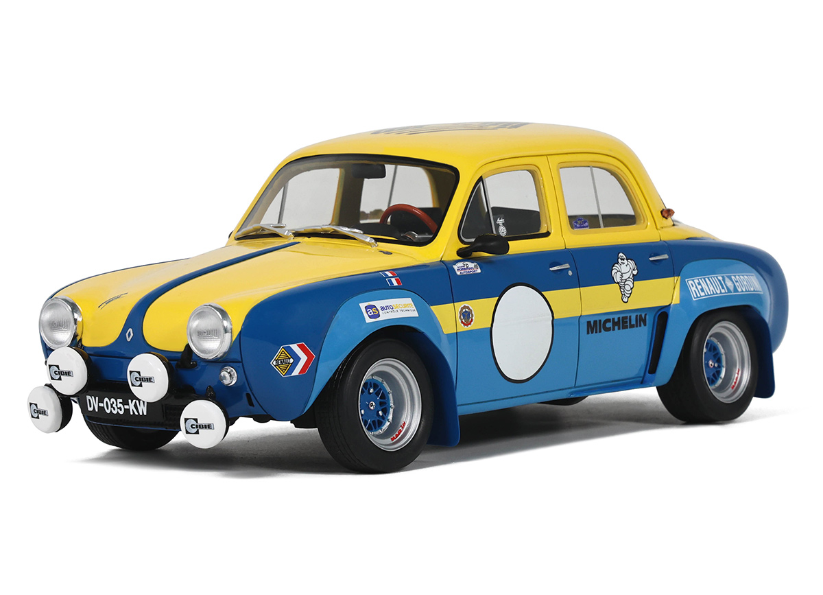 Renault Dauphine Proto 1600 yellow 1964 OttO mobile 1:18 Resinemodell (Türen, Motorhaube... nicht zu öffnen!)