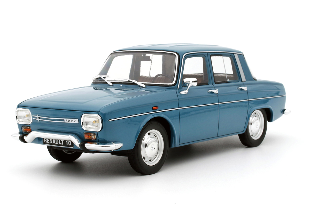 Renault 10 Major blue (Bleu Clair 440) 1970  OttO mobile 1:18 Resinemodell (Türen, Motorhaube... nicht zu öffnen!)