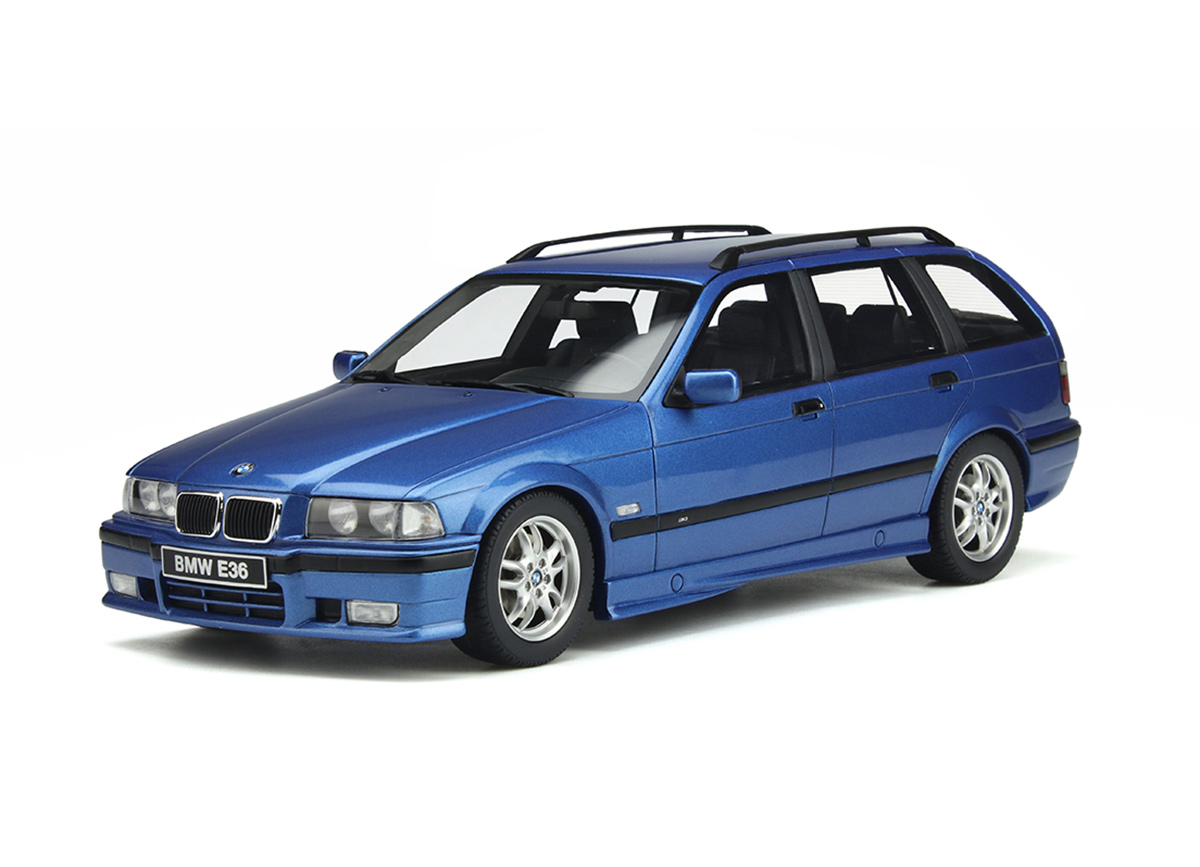 BMW 328i E36 Touring M Package OttOmobile 1:18 Resinemodell (Türen, Motorhaube... nicht zu öffnen!)