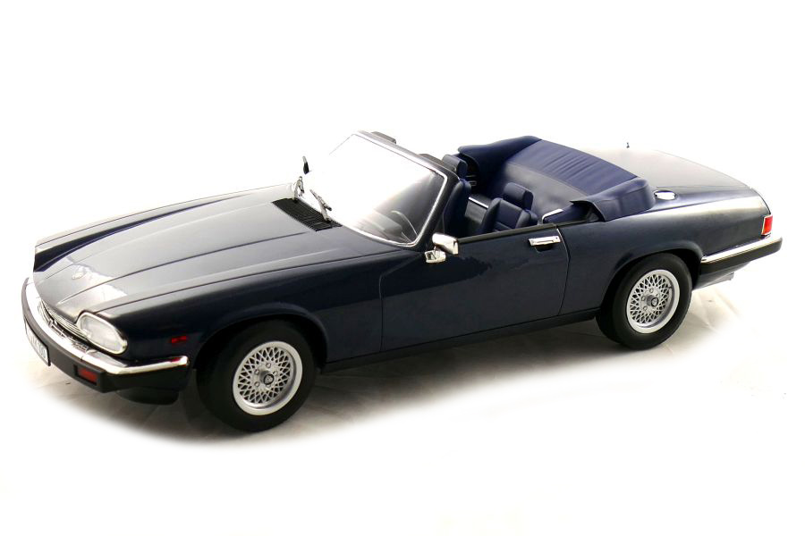 Jaguar XJ-S Cabriolet 1988 Blue metallic Limited Edition 1.000 Pcs Norev 1:18 Metallmodell (Türen/Hauben nicht zu öffnen!)