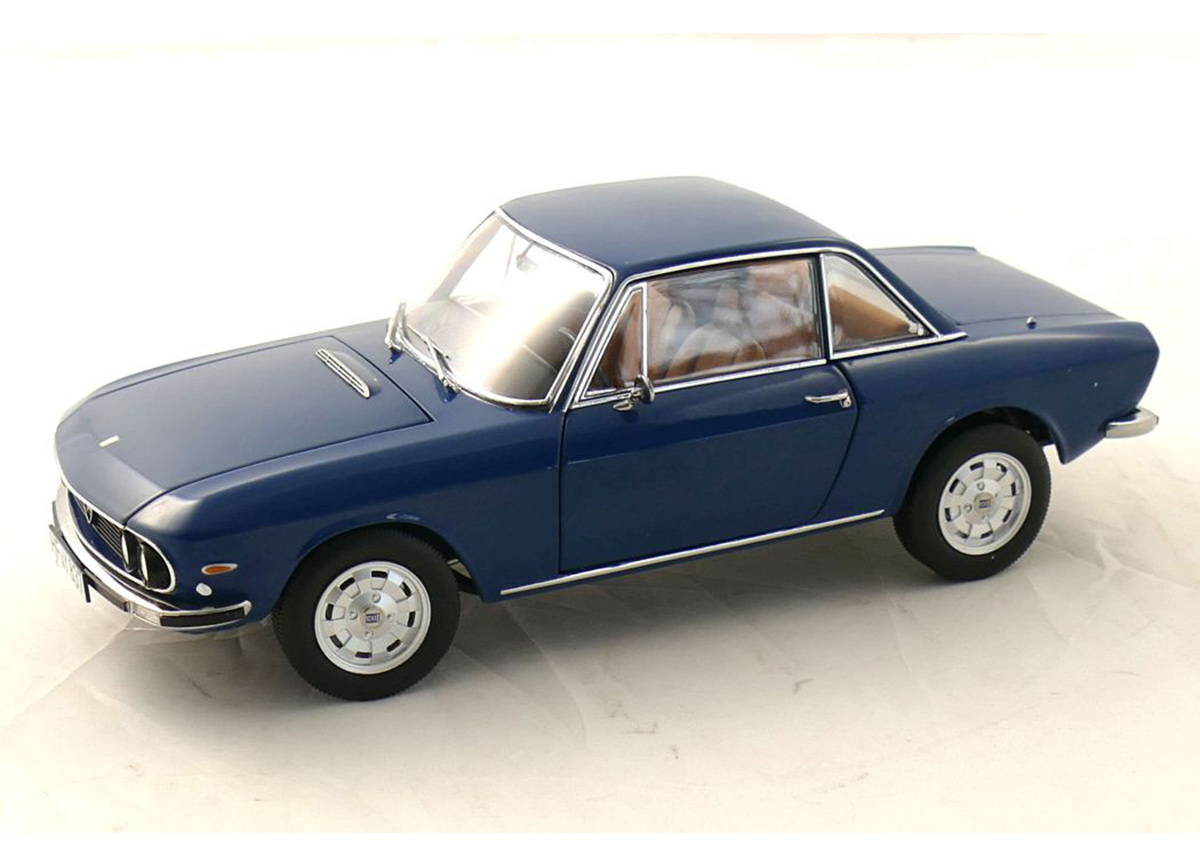 Lancia Fulvia Series 3 (1975) blue agnano interieur color: caramel Sondermodell Limitiert auf 1.000 Stück Norev 1:18 Metallmodell Türen, Motorhaube und Kofferraum zu öffnen!