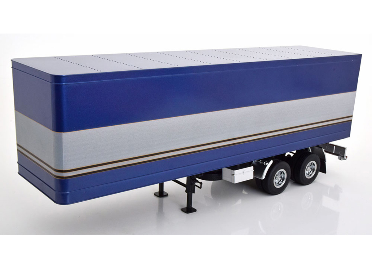 Truck Trailer blaumetallic/silber Road Kings 1:18