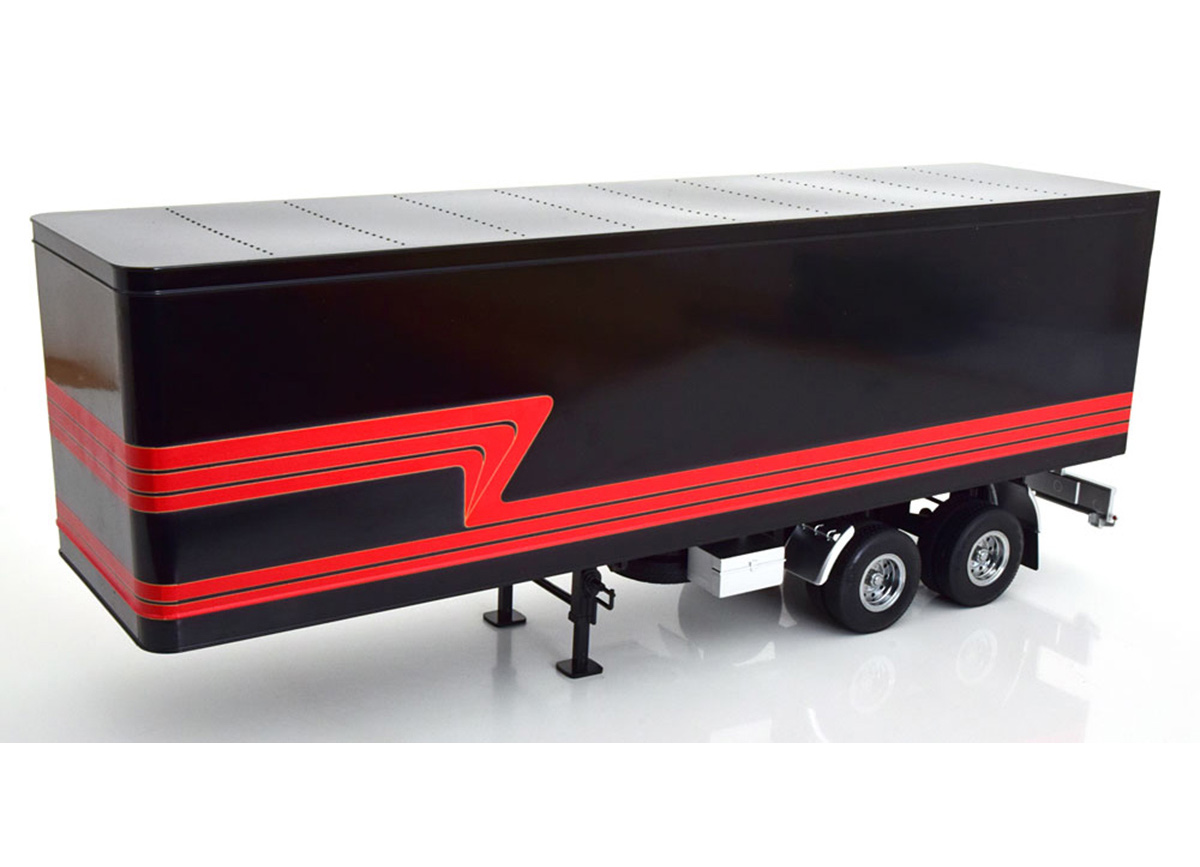 Truck Trailer schwarz/rot  Road Kings 1:18