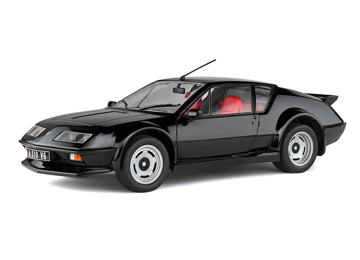 Alpine A310 schwarz S1801205 Solido 1:18 Metallmodell