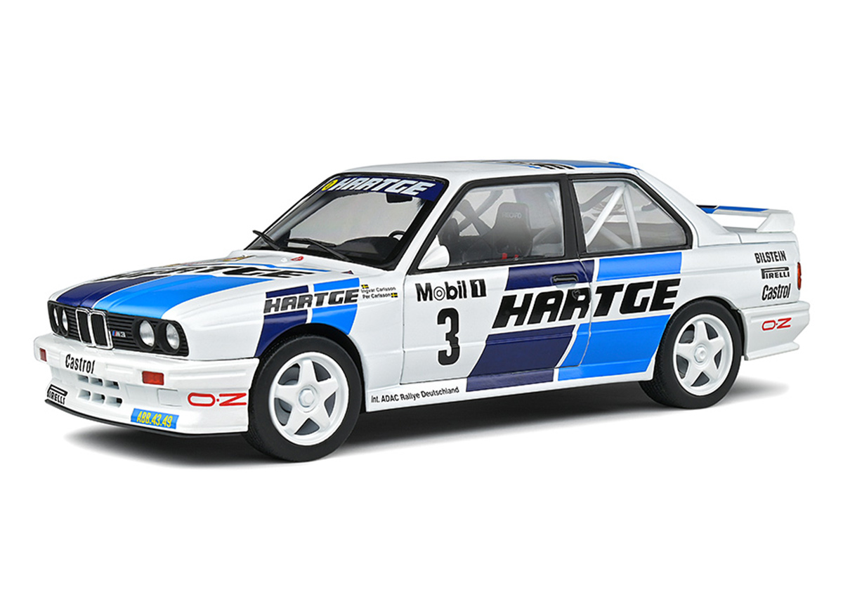 BMW E30 Gruppe A #3 ADAC Rallye Deutschland I.Carlsson / P.Carlsson S1801514 Solido 1:18 Metallmodell