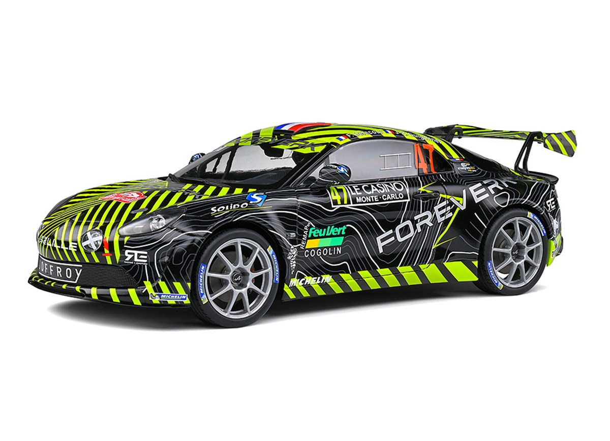 Alpine A110 Rally Monte Carlo 2022 #47 Delecour Guigonnet Solido 1:18 Metallmodell