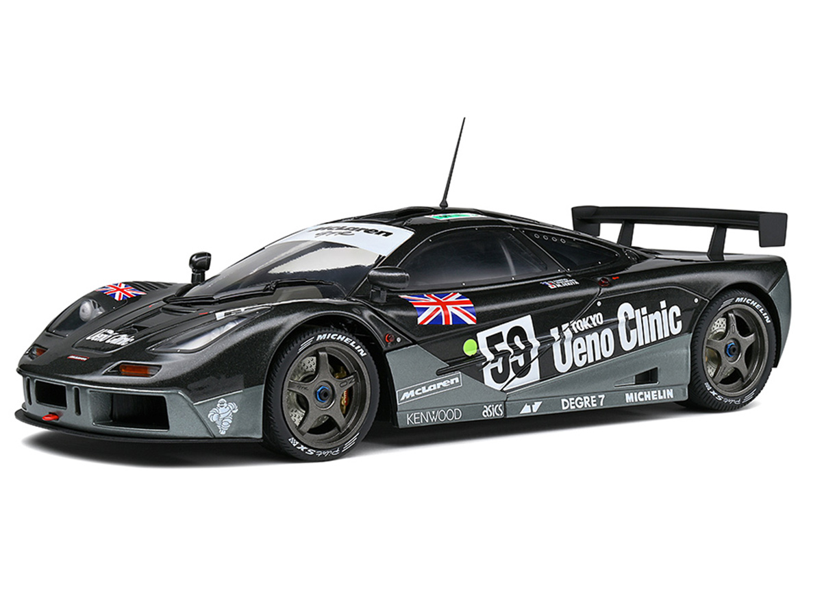 McLaren F1 GTR Short Tail "Ueno Clinic" 24H Le Mans winner 1995 Dalmas / Sekiya/ Lehto S1804106 Solido 1:18 Metallmodell