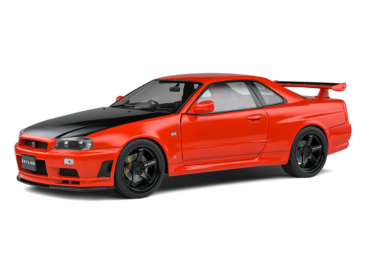Nissan Skyline GT-R (R34) 1999 rot S1804305 Solido 1:18 Metallmodell