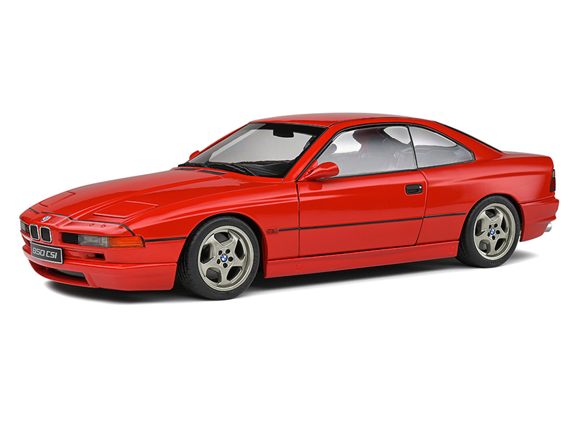 BMW 850 CSI (E31) Brilliant rot S1807001 Solido 1:18 Metallmodell