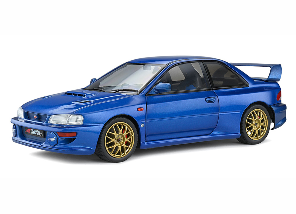 Subaru impreza 22B, sonic blue, 1998 / S1807401 Solido 1:18 Metallmodell