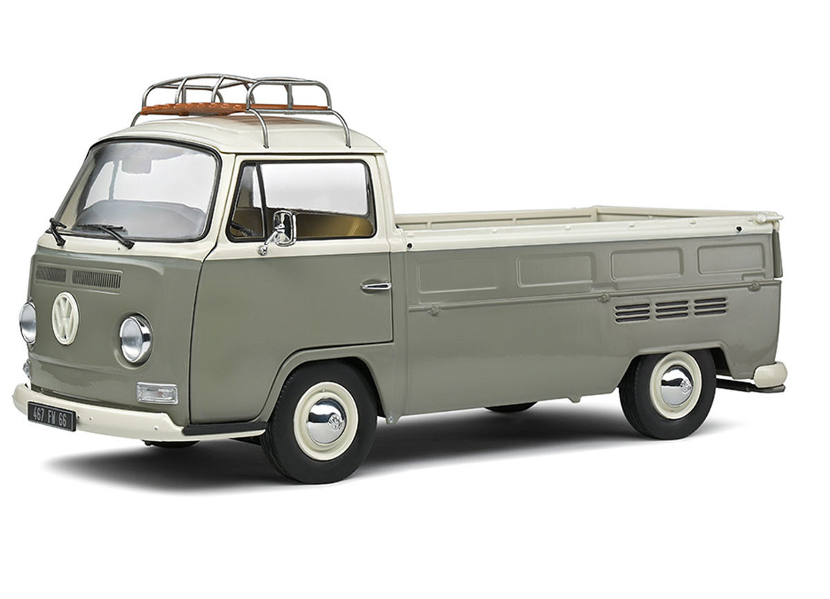VW T2 Pick up grau S1809402 Solido 1:18 Metallmodell