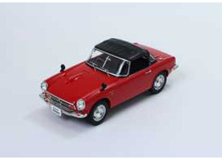 Honda S800 soft top LHD 1966 - red - Triple9 Collection 1:18