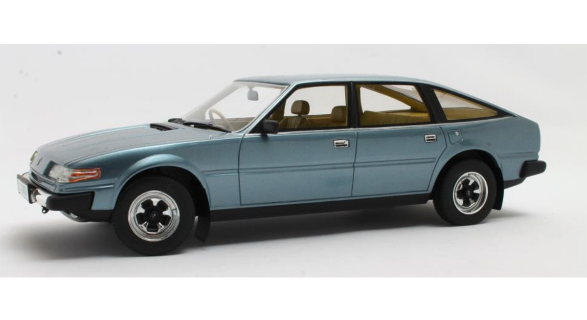 Rover 3500 SD1 series 1 Denim blue metallic Cult Scale Models 1:18 Resinemodell (Türen, Motorhaube... nicht zu öffnen!)