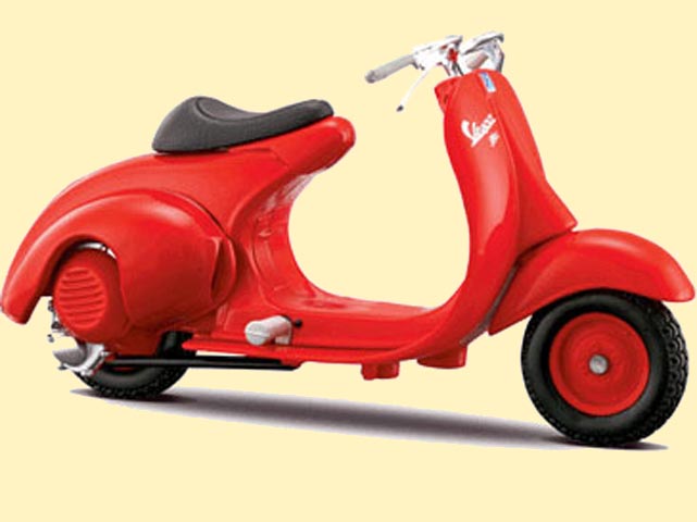 Vespa 98 Corsa 1947 rot Maisto 1:18