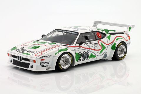 BMW M1 Procar #201 3rd 1000km Nürburgring 1980 Stuck, Piquet WERK83 1:18
