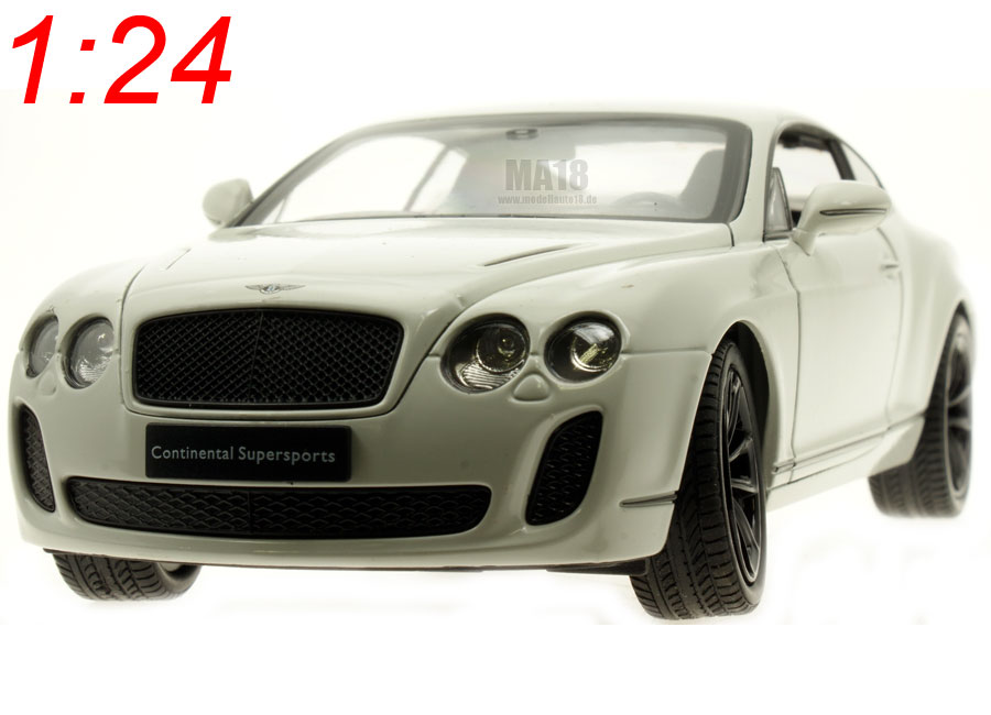 Bentley Continental Supersports weiß (white) Welly 1:24