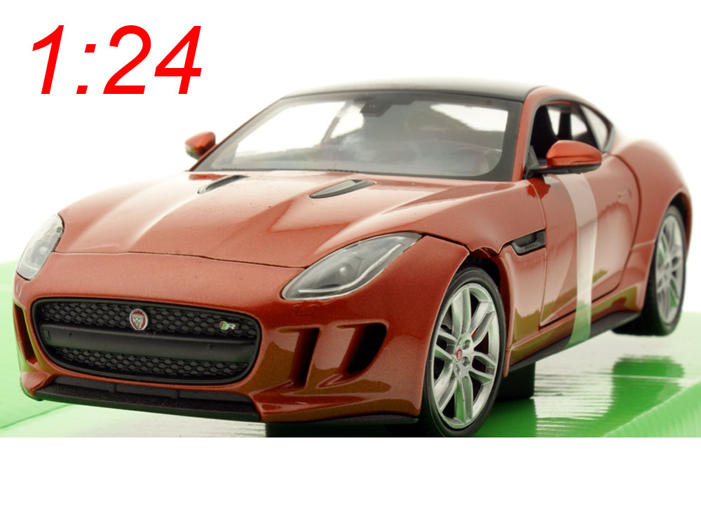 Jaguar F-Type Coupe metallic orange   Welly 1:24