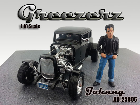 Figur "Greezerz"  - Johnny American Diorama 1:18 (Auto nicht enthalten!)
