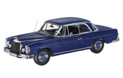 Mercedes 280 SE Coupé dunkelblau Industriemodell (in Mercedes-Verpackung) Norev 1:18