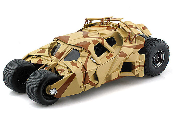 Batmobil Tumbler `Dark Knight Rises` Tarn Deko Mattel Heritage 1:18