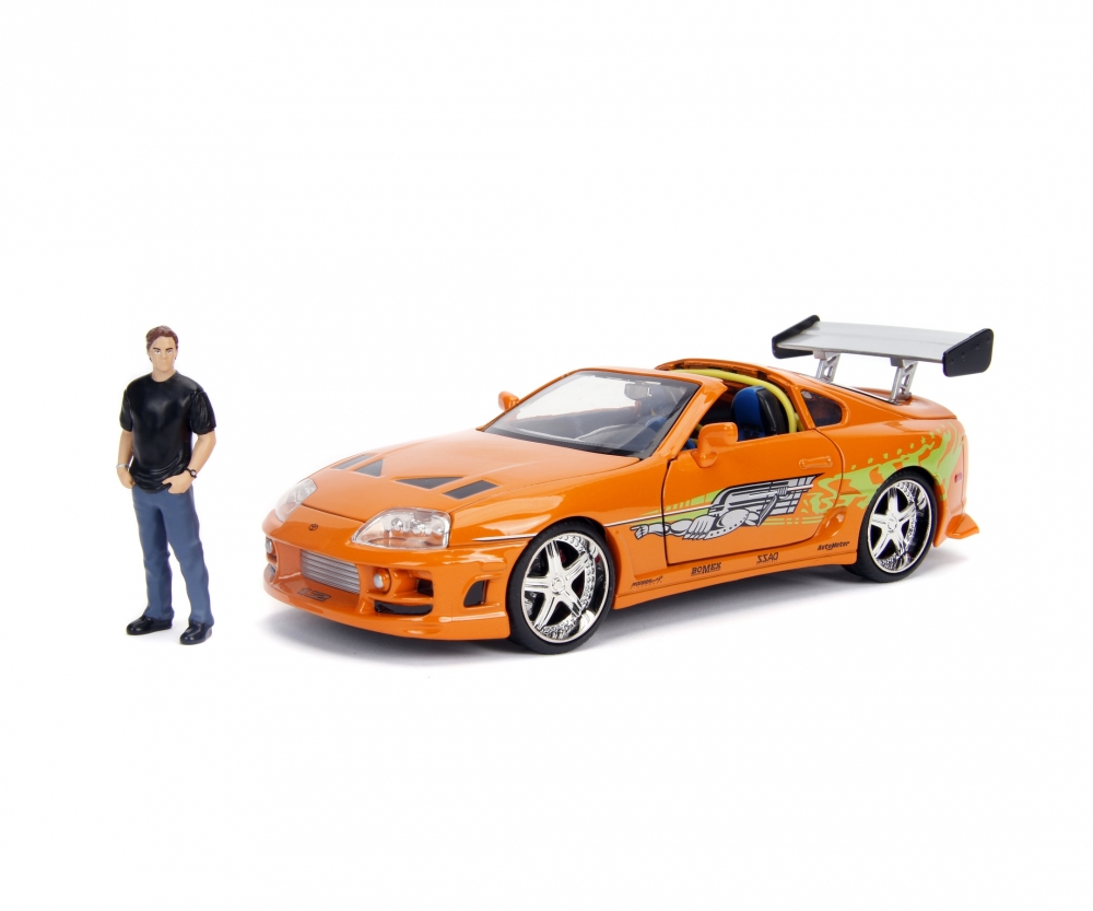 Fast & Furious Brian´s 1995 Toyota Supra mit Figur Jada 1:24