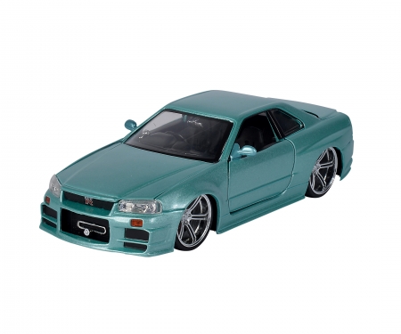 Fast & Furious 2002 Nissan Skyline GT-R grünmetallic Jada 1:24